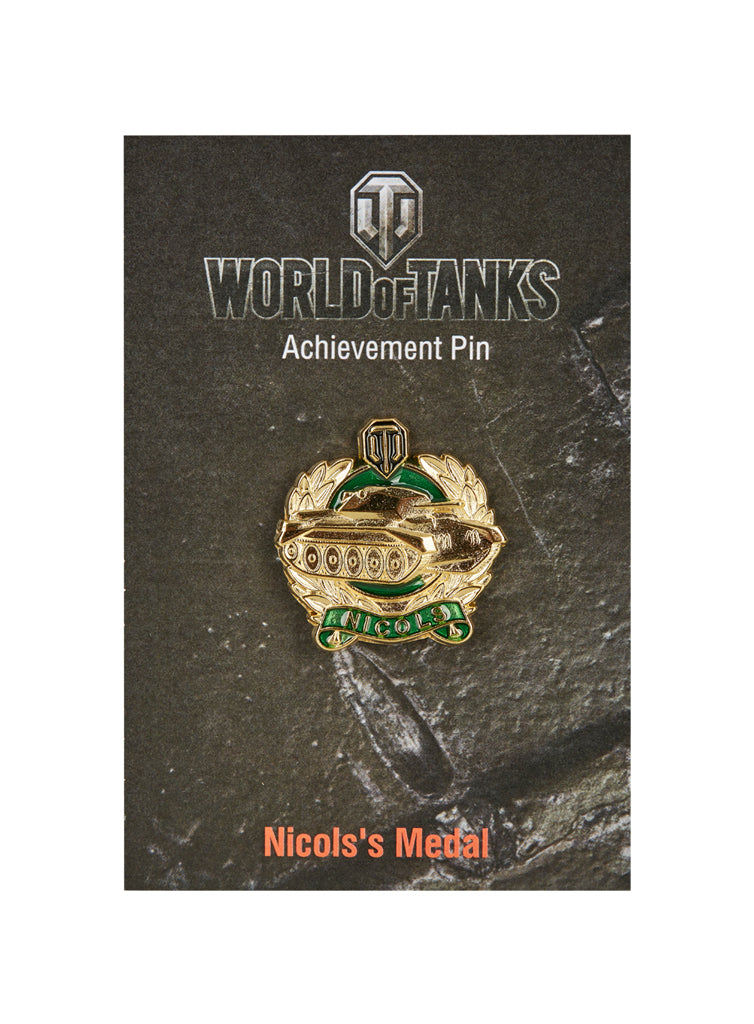 World of Tanks Pin Nicols's Medal