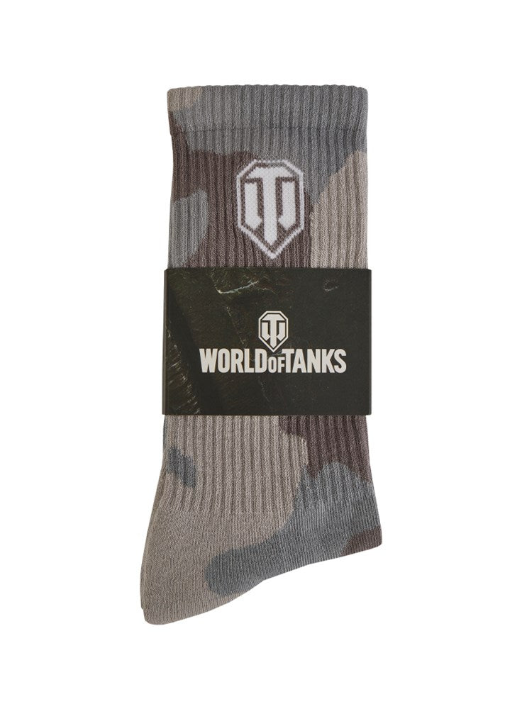 World of Tanks Socks Grey Camo
